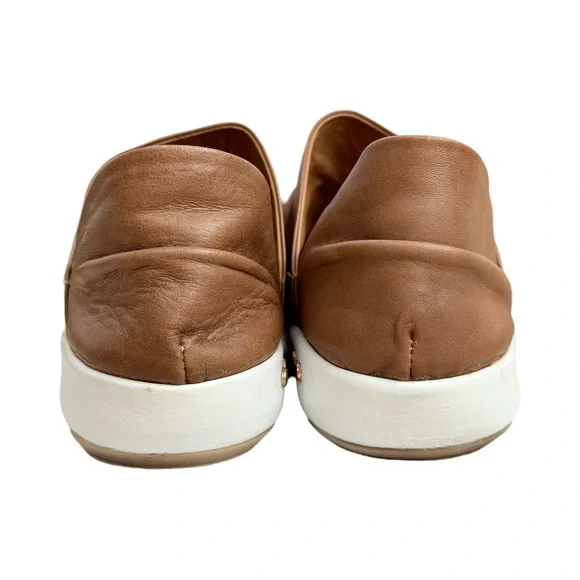 Beek Jay Slip On Leather Tan Sneaker - Picture 7 of 9